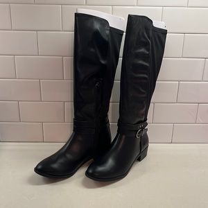 NEW! Black below the knee boots. Size 8.5